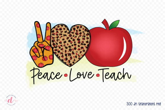 Download Peace Love Teach, Teacher PNG, JPG, PDF - Peace love teach Collection