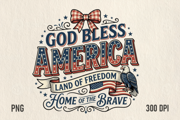 Download God Bless America Patriotic USA PNG Art - Usa Collection