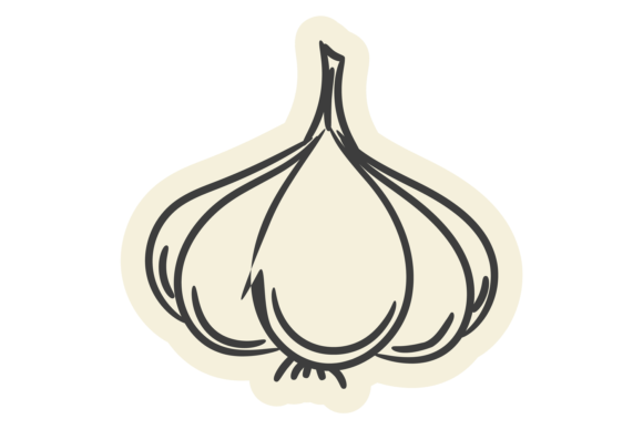 Download Garlic Bulb Icon. Color Aromatic Cooking - Aromatic Collection