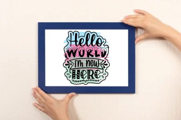Download Hello World I'm New Here Sublimation Png - Premium Resources