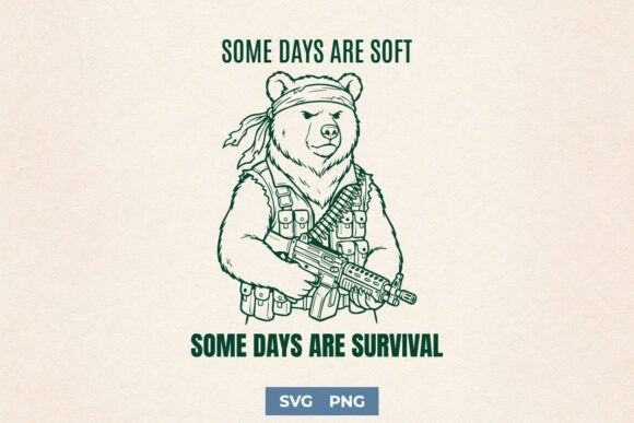 Download Funny Survival Bear Sarcastic SVG PNG - Premium Bundle