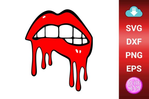 Download Dripping Lips SVG, Biting Lips Svg - Dripping lips svg Collection