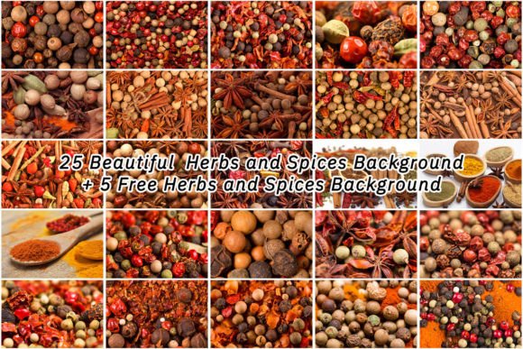 Download Aromatic Seasoning Backgrounds - Aromatic Collection