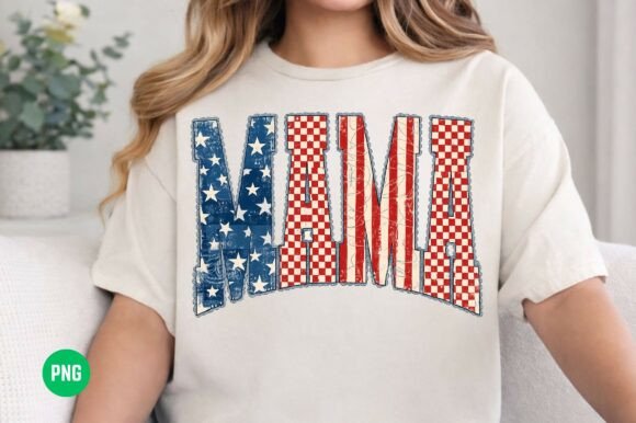 Download Preppy Patriotic Mama Png, USA Png - Usa Collection